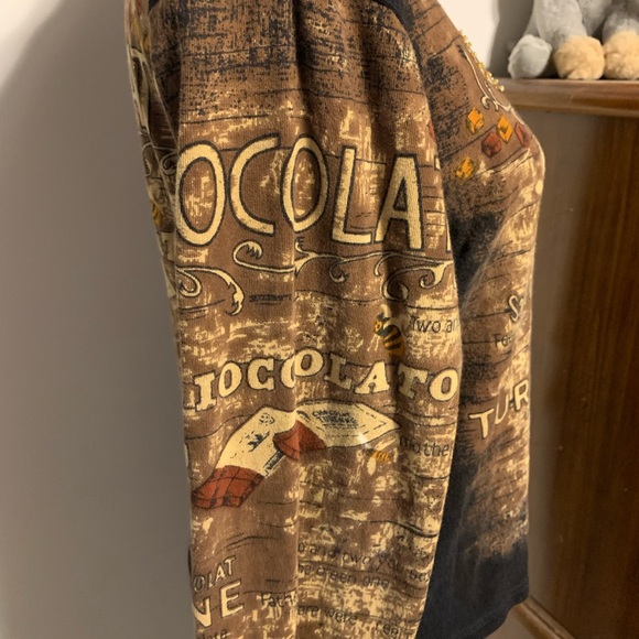 Dressbarn Chocolate Brown Embellished Top - Picture 6 of 10